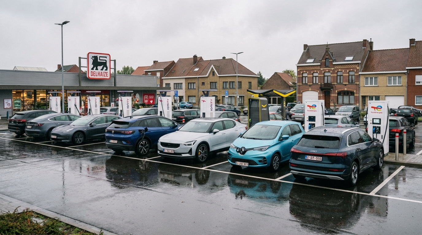 Laadstation in Brussel